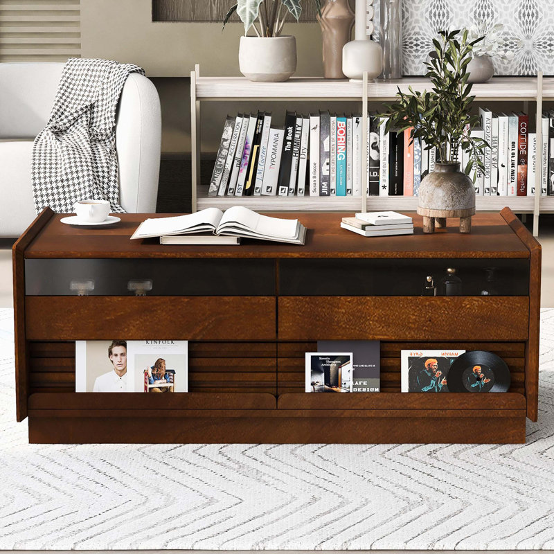 Table basse, Brun