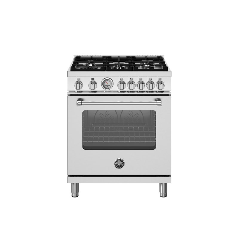 Master Series All-Gas Range 30" - 5 Burners - Gas Oven, Stainless Steel