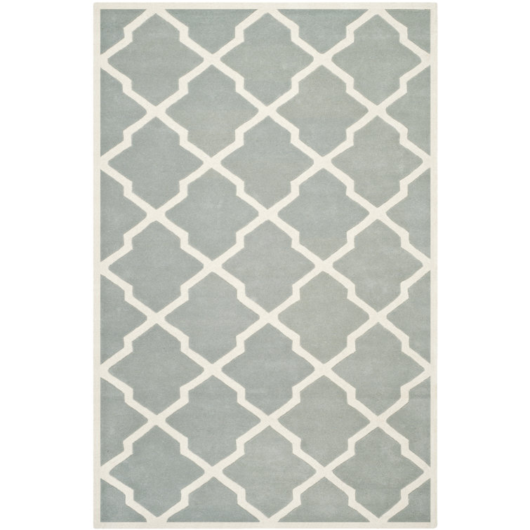 Carolene Hand Tufted Wool Geometric Rug