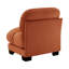 Canapé sans accoudoirs en chenille Flora - orange-1862087589