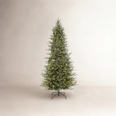 Hachmin Slender 10' Pre-Lit Fir Christmas Tree