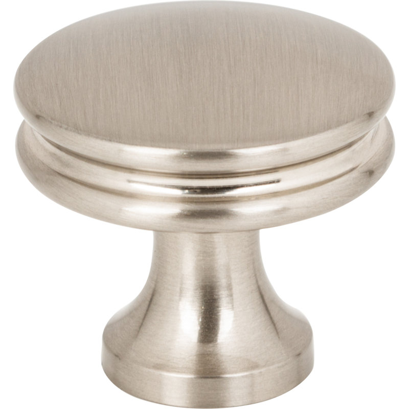 Poignée champignon Marie, Nickel satiné