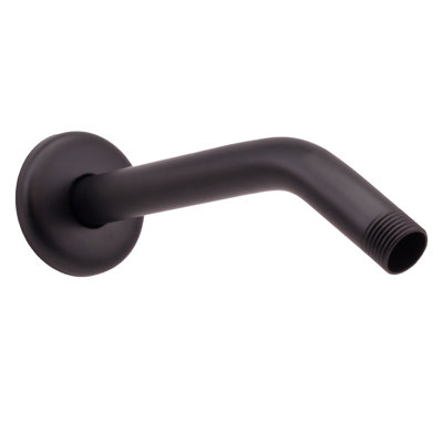 1/2" IPS x 8" Wall Mount Shower Arm with Sure Grip Flange