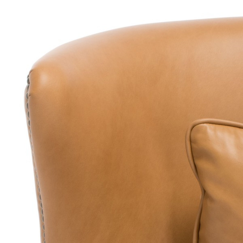 Chaise longue en cuir Paitlyn