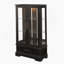 Vitrine lumineuse en verre avec ampoule, vitrine à 2 portes avec tiroir et tablettes réglables-542458916