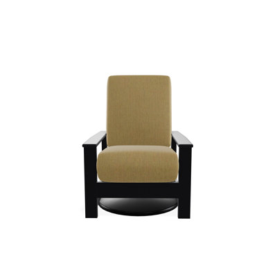 Chaise berçante pivotante cachée en polymère Leeward