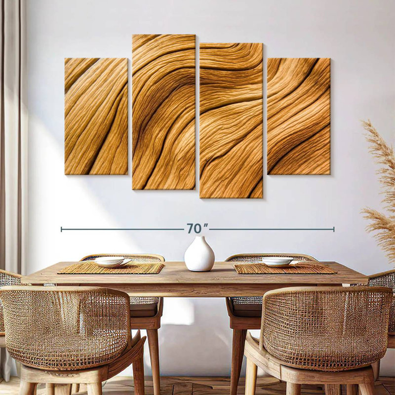 Avery Pine Tree Bark Abstract, 42" H x 68" W