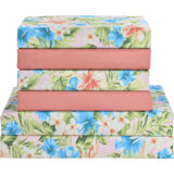 Elegant Comfort Softest And Coziest 6-Piece Sheet Set - 1500 Premium Hotel Quality Microfiber - Deep Pocket, Wrinkle Resistant 6-Piece Floral Magnolia Pattern Bed Sheet Set,