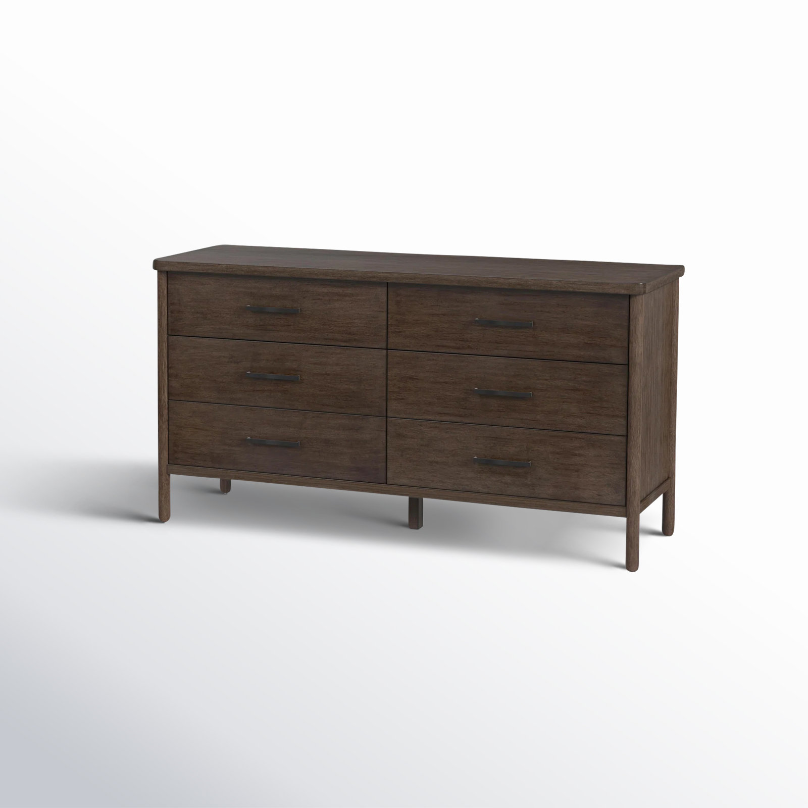 Hall 60" Cedar Double Dresser, Dark Brown