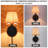 Set Of 2 Boho Black Plug In Wall Sconces, Rustic Modern Hand Woven Wicker Wall Light With 70.8" Cord And Switch For Bedside, Living Room, Hallway-1774380626