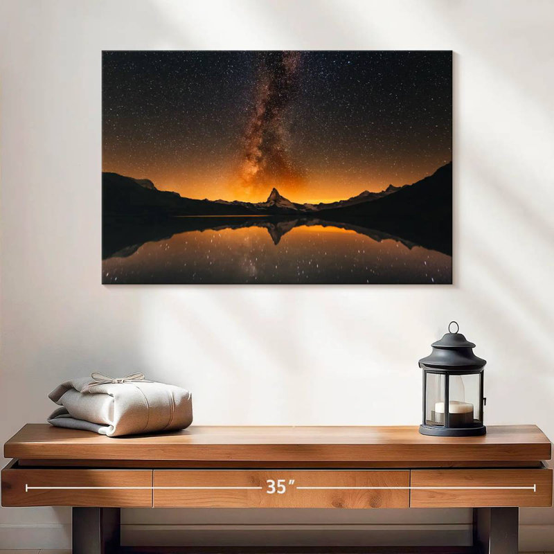 Oberle Milky Way At Lake Stellisee, 16" H x 24" W