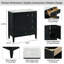 Meuble-lavabo de 30 po avec lavabo en céramique, armoire moderne en bois massif avec 3 tiroirs à fermeture en douceur, meuble-lavabo autoportant pour la salle de bain-704604511