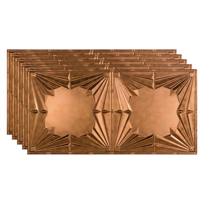 24.375'' L x 48.375'' W Textured Vinyl Glue Up Ceiling Tile