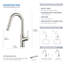 Robinet de cuisine KIBI Fusion avec distributeur de savon-93722906