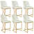White Seat / Gold Frame