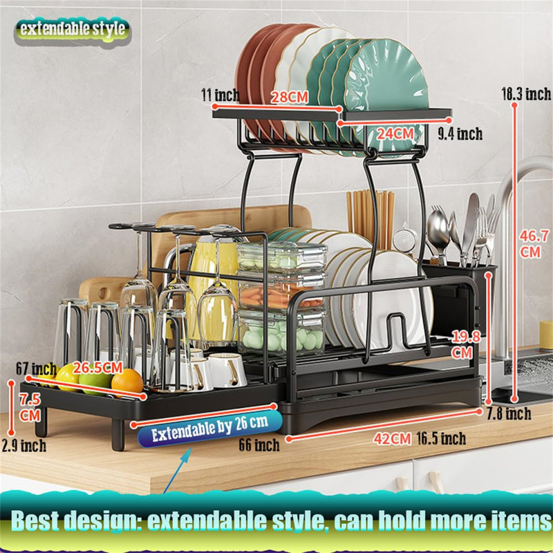 Burvale In Sink Dish Rack