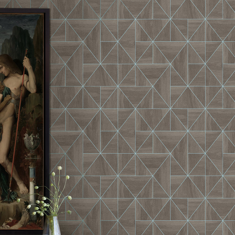Arundel Cheverny 10.06m x 52.07cm Textured Matte Wallpaper Roll, Coffee