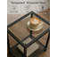 30cm W Metal Bedside Table