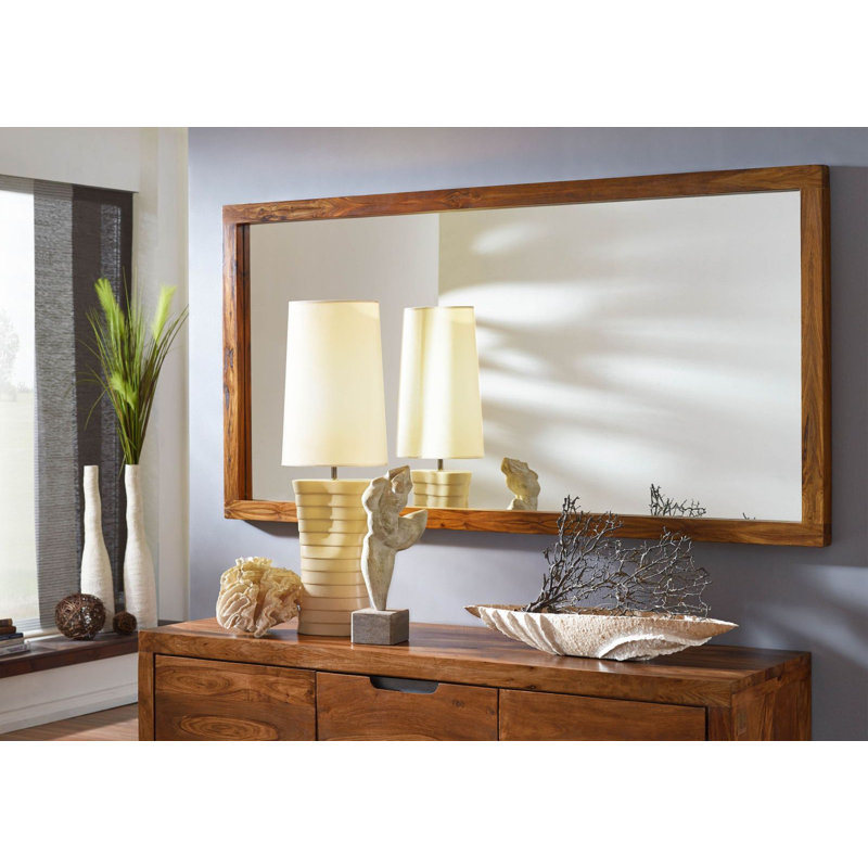 Duke Wood Wall Mirror, 80 cm H x 160 cm W