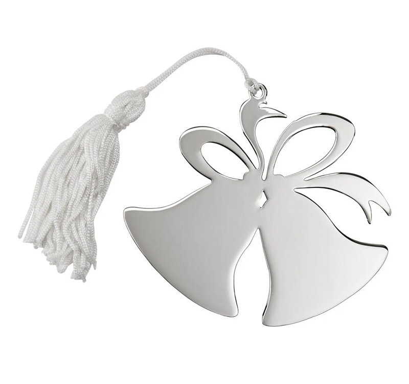 4'' Metal Holiday Shaped Ornament