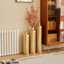 Vase de plancher en métal, ensemble 3 pièces