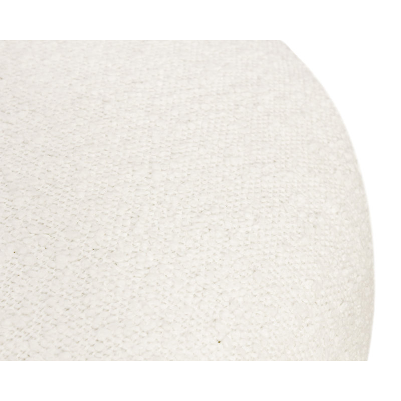 Natalia Stool In Boucle Fabric, Ivory, Counter Stool (27” Seat Height)