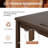  Solid Wood Board Game Table for 4–6 with Removable Top, D&D and Puzzle Table, Convertible Gaming/Dining Table, 63" x 38" Gaming Surface, Game Mat, 6 Cup Holders & Hobby Tray