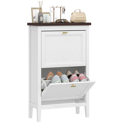 8 Pair Shoe Storage Cabinet