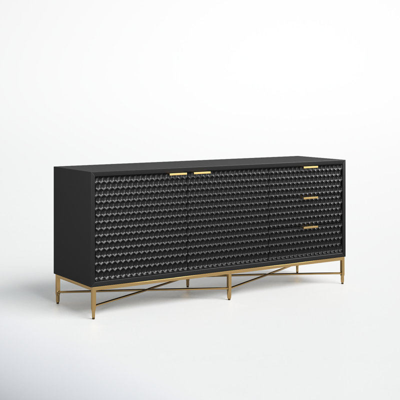Capra 64" Media Console, Black