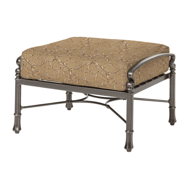 Bella Vista Outdoor Ottoman, Midnight Gold, Bessemer