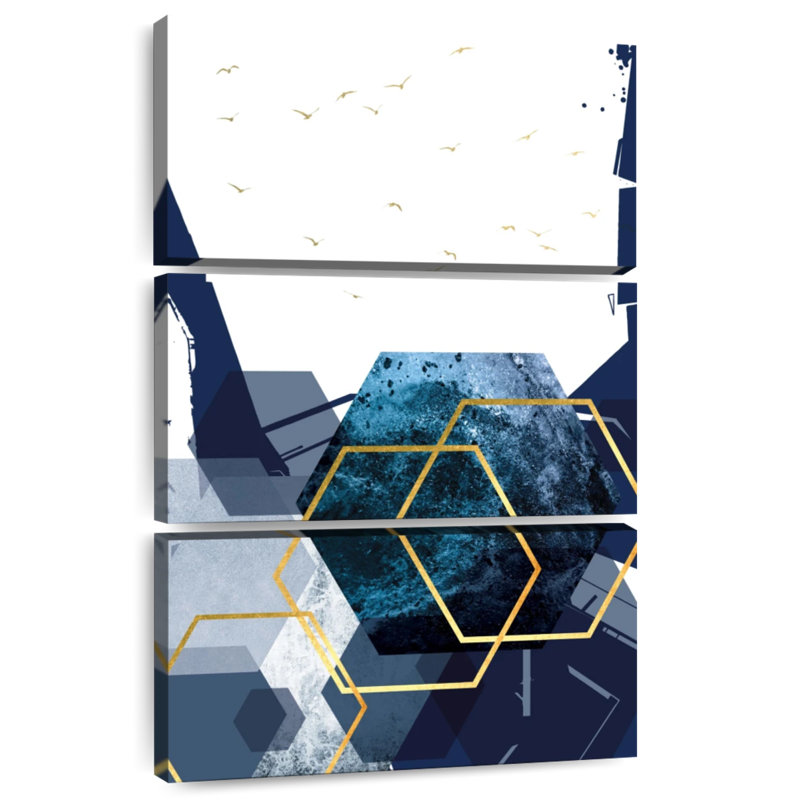 Avery Hexagon Landscape Gold II