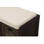 Banc de rangement pour chaussures 41,3 pouces avec 3 paniers en rotin classiques et coussins amovibles-1096669190