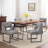 Willington 18.3" H Linen Upholstered Sled Base Side Chair With Metal Frame(Set of 4)