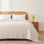 Soild Kantha Cotton Coverlet Set