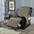 Similicuir gris fauve est en rupture de stock