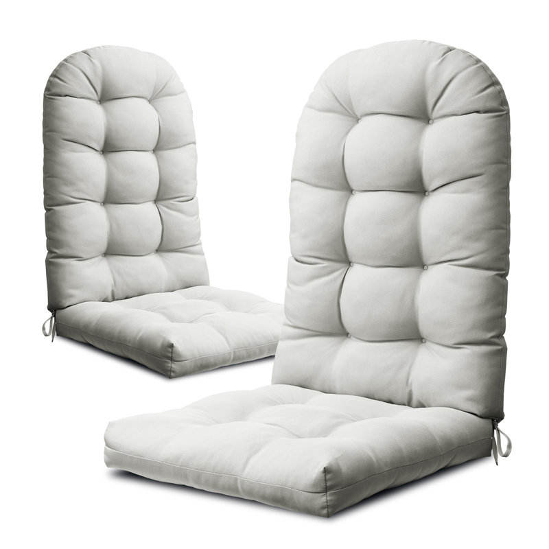 Coussin de chaise 2 pièces Adirondack, Gris clair