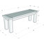 Banc d'extérieur en teck Bedwell-900511491