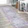 Didim Boho Medallion Machine-Washable Gray/Purple Rug