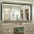Brayner Bathroom Vanity Mirror Metal Wall Mirror Accent Mirror-1247329643-1247329641