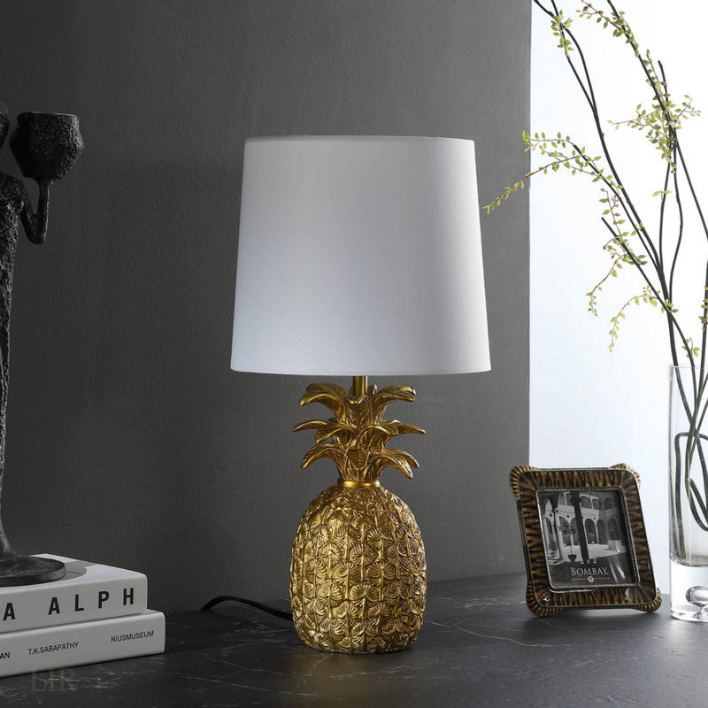 Neysa 17" Table Lamp, Gold