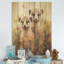 «Otters Meadow Blooms Playtime - Animaux marins sur bois»-543950831