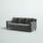 Ferranti 77" Velvet Square Arm Sofa-1826158379