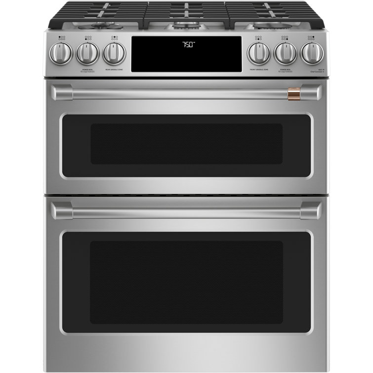 Café 30" 6.7 cu. ft. Smart Slide-in Gas Range with Griddle