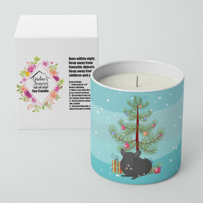Jar Candle with Ceramic Holder