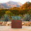 Jardinière rectangulaire en métal Corten Steel Series-20733628