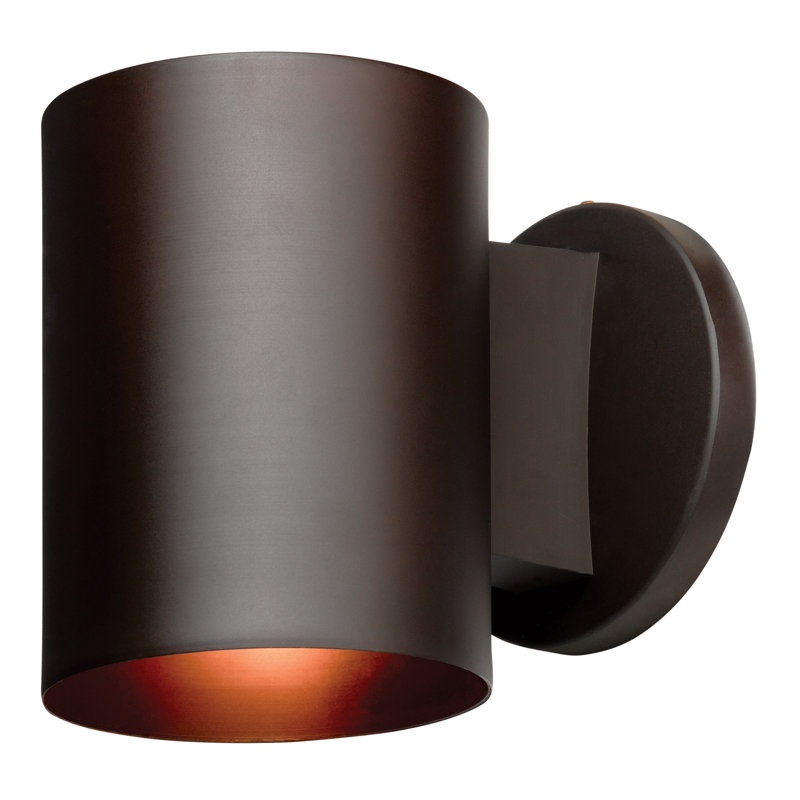 Damiane Steel Wall Light, Bronze