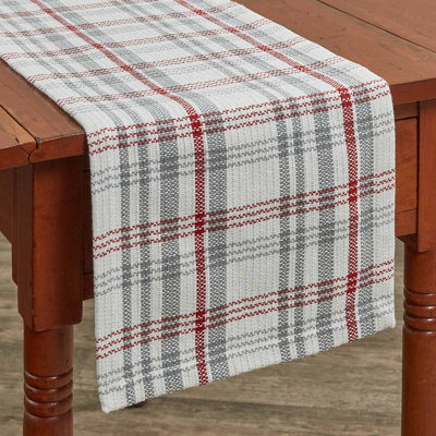 Gracie Oaks Farm Yard Table Runner - 36''L - Red