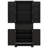 Bathroom Storage Cabinet, Solid Wood Cabinet Frame With Doors And Drawer, Multiple Storage Space, Adjustable Shelf-114201731