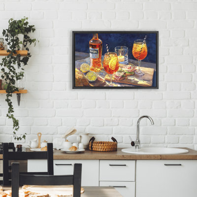 Sprits Table Still Life Floating Frame, design by Ziwei Li