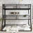 Queen Over Full XL Over Queen Triple Metal Bunk Bed With Safety Guardrails-882989646-882989641